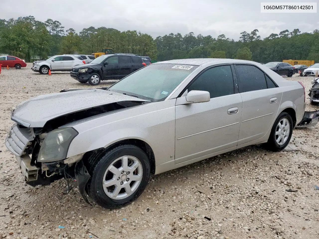 2006 Cadillac Cts VIN: 1G6DM57T860142501 Lot: 58719205