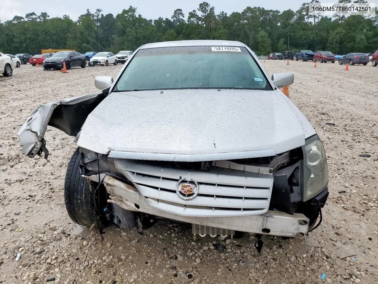 2006 Cadillac Cts VIN: 1G6DM57T860142501 Lot: 58719205
