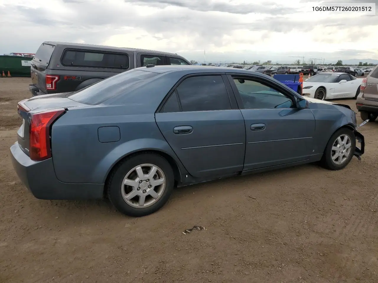 2006 Cadillac Cts VIN: 1G6DM57T260201512 Lot: 60658375