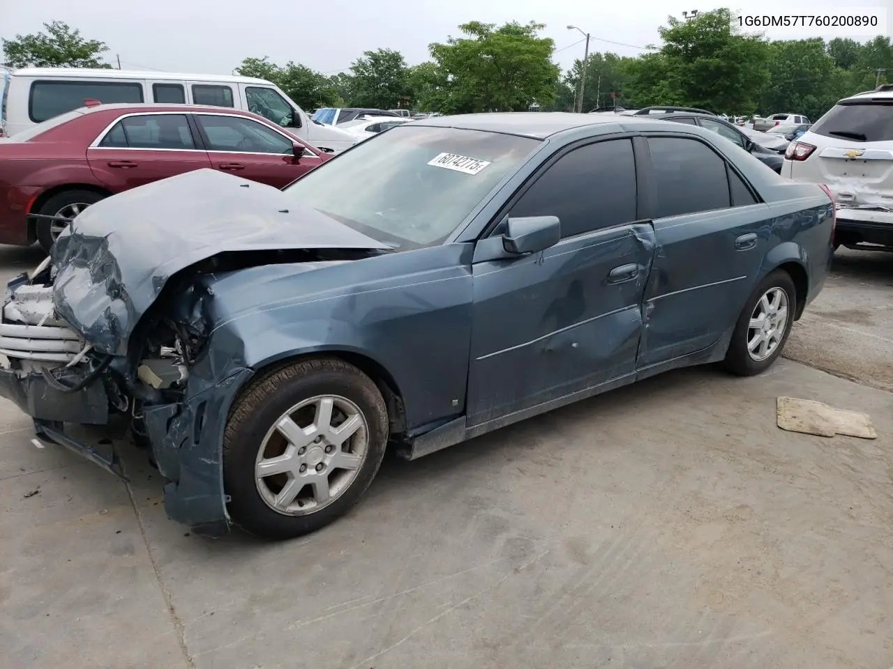 2006 Cadillac Cts VIN: 1G6DM57T760200890 Lot: 60742775