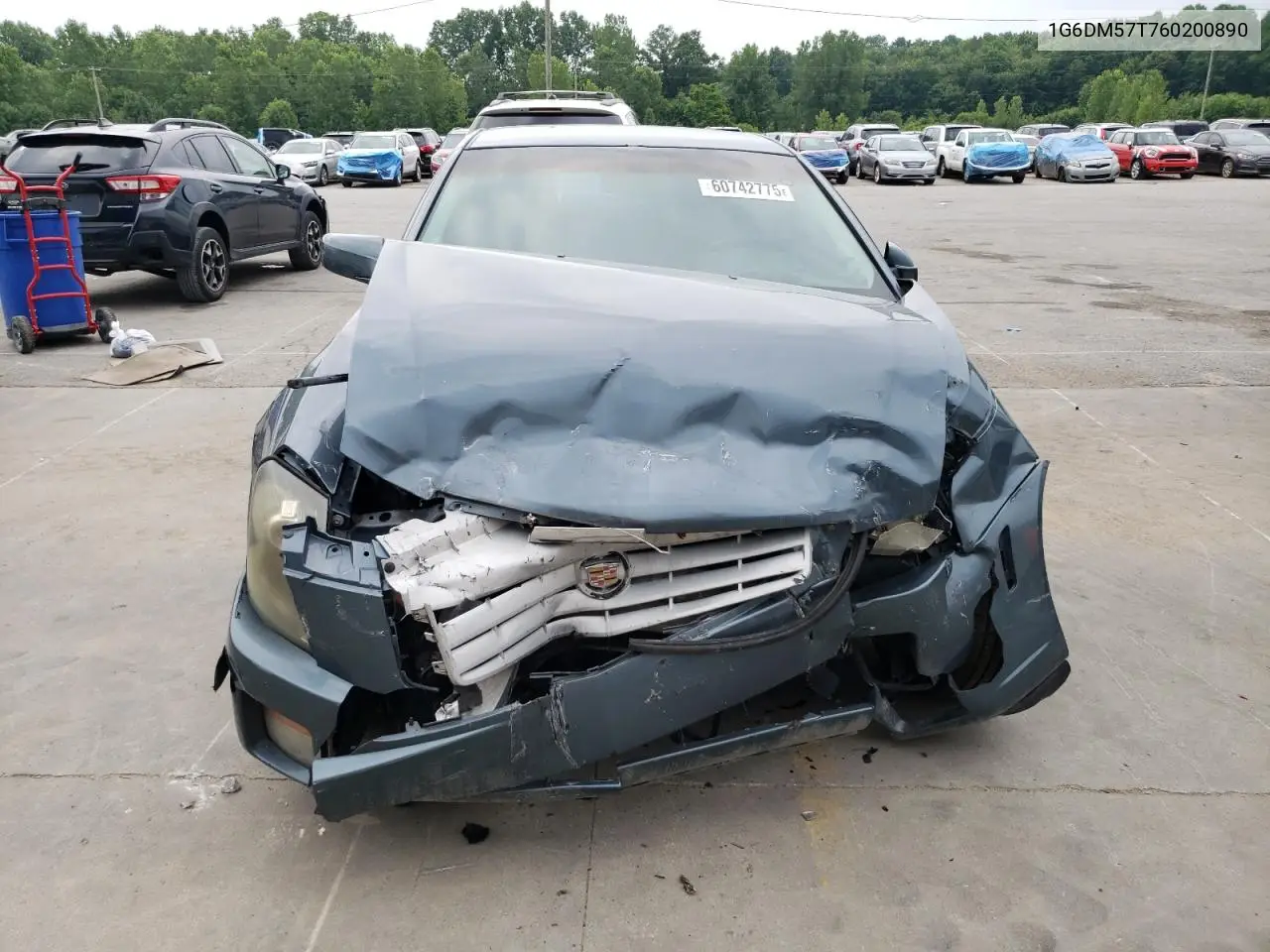 2006 Cadillac Cts VIN: 1G6DM57T760200890 Lot: 60742775