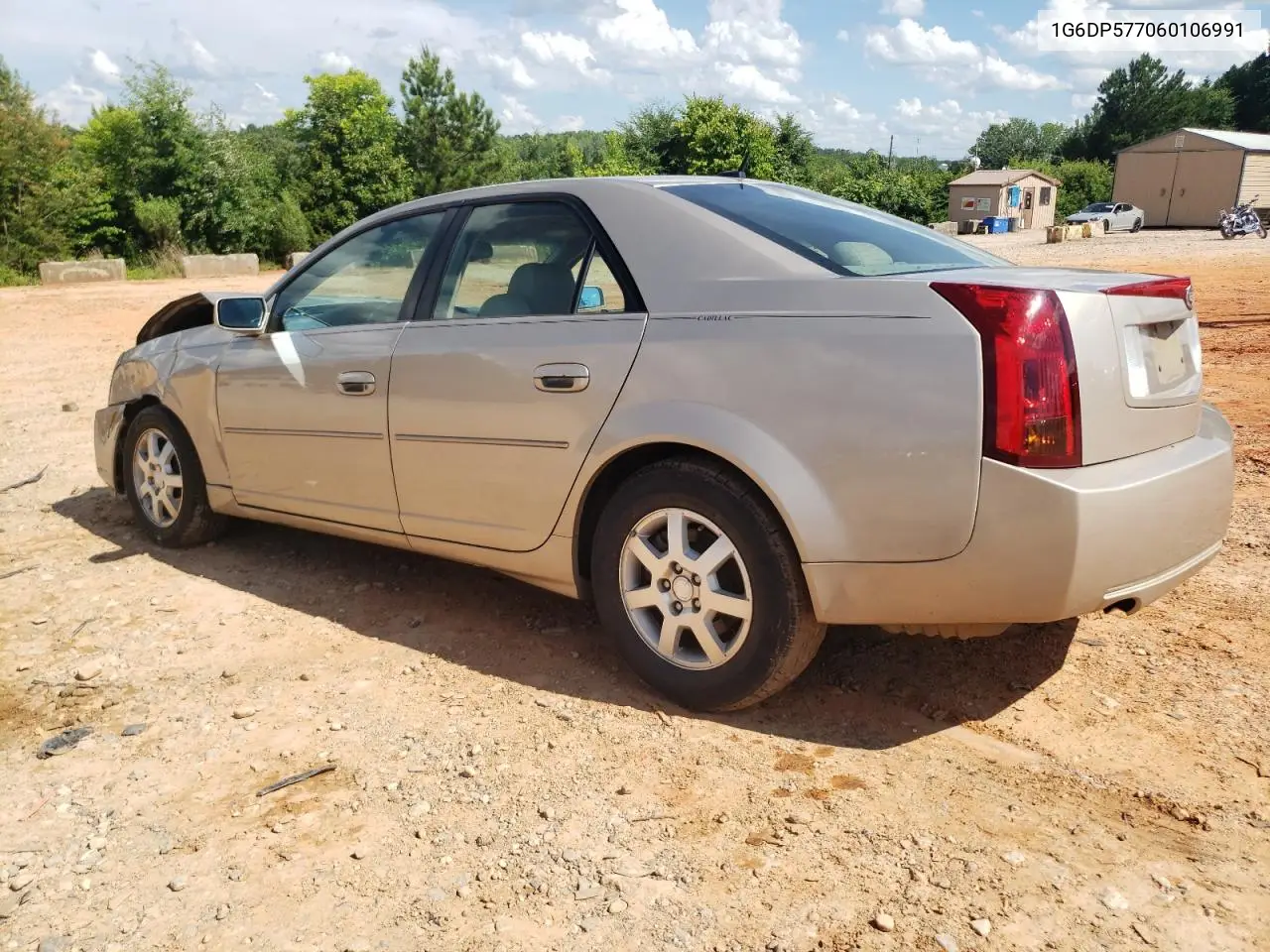 2006 Cadillac Cts Hi Feature V6 VIN: 1G6DP577060106991 Lot: 61441375