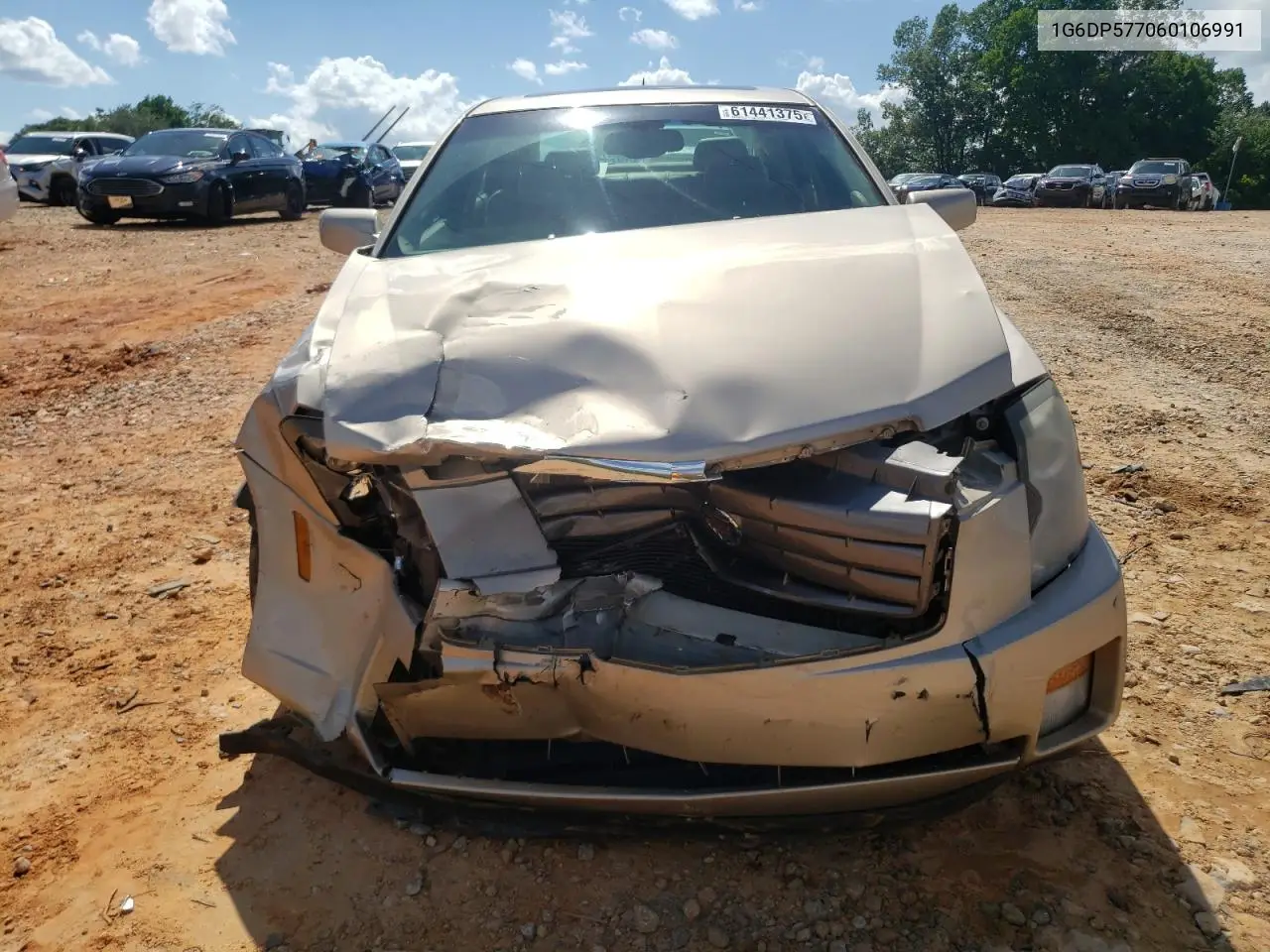 2006 Cadillac Cts Hi Feature V6 VIN: 1G6DP577060106991 Lot: 61441375