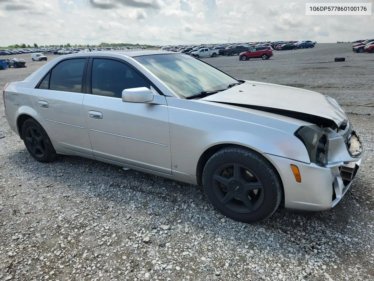 2006 Cadillac Cts Hi Feature V6 VIN: 1G6DP577860100176 Lot: 65072895