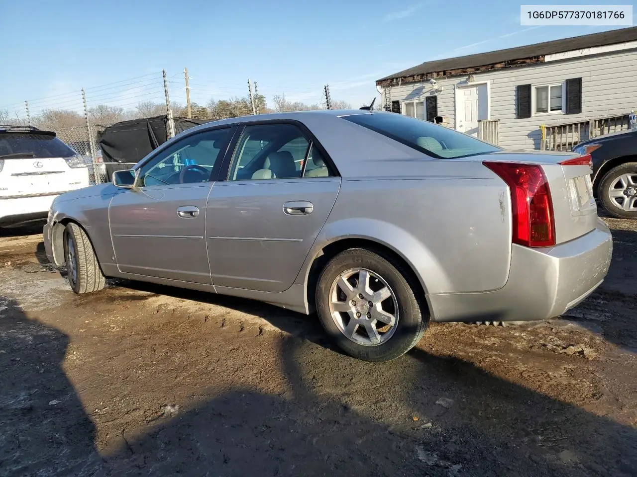2007 Cadillac Cts Hi Feature V6 VIN: 1G6DP577370181766 Lot: 41910795