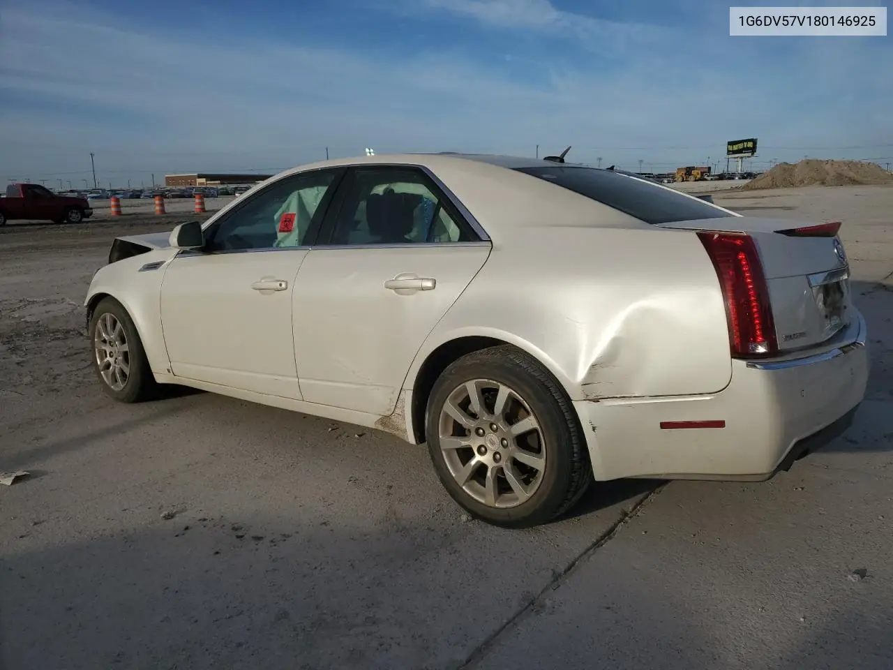 2008 Cadillac Cts Hi Feature V6 VIN: 1G6DV57V180146925 Lot: 49482095