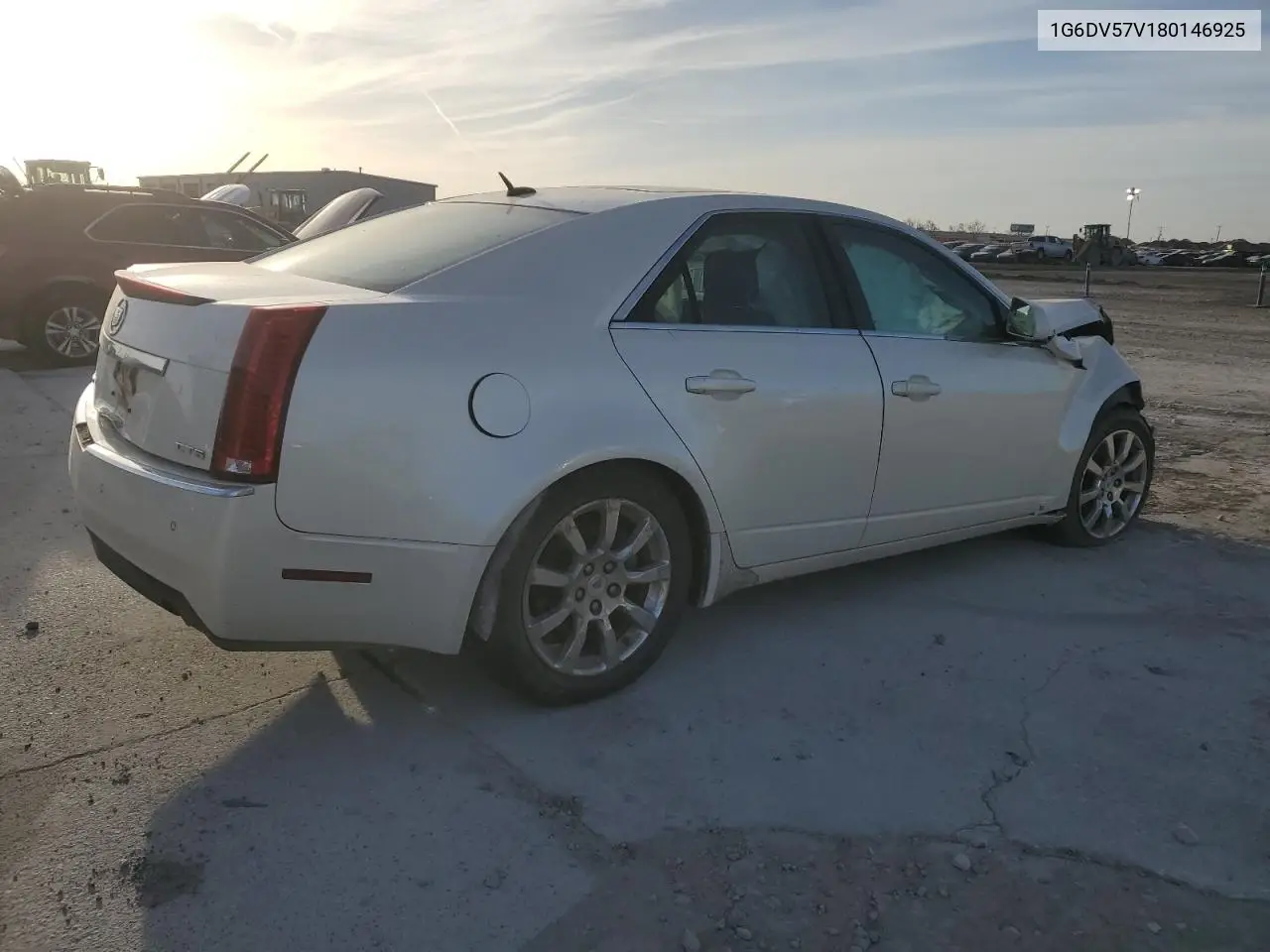 2008 Cadillac Cts Hi Feature V6 VIN: 1G6DV57V180146925 Lot: 49482095