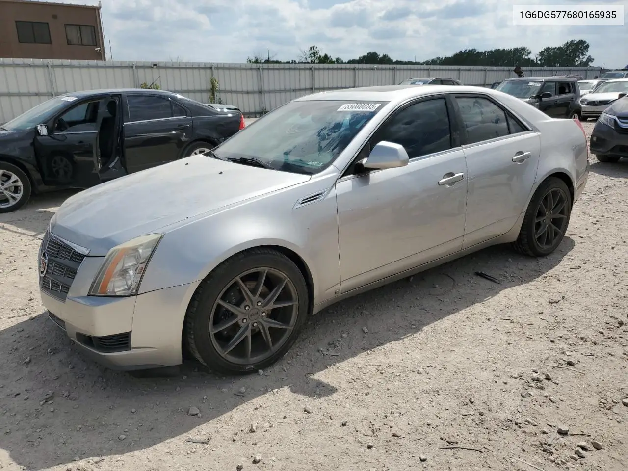 2008 Cadillac Cts VIN: 1G6DG577680165935 Lot: 55088685