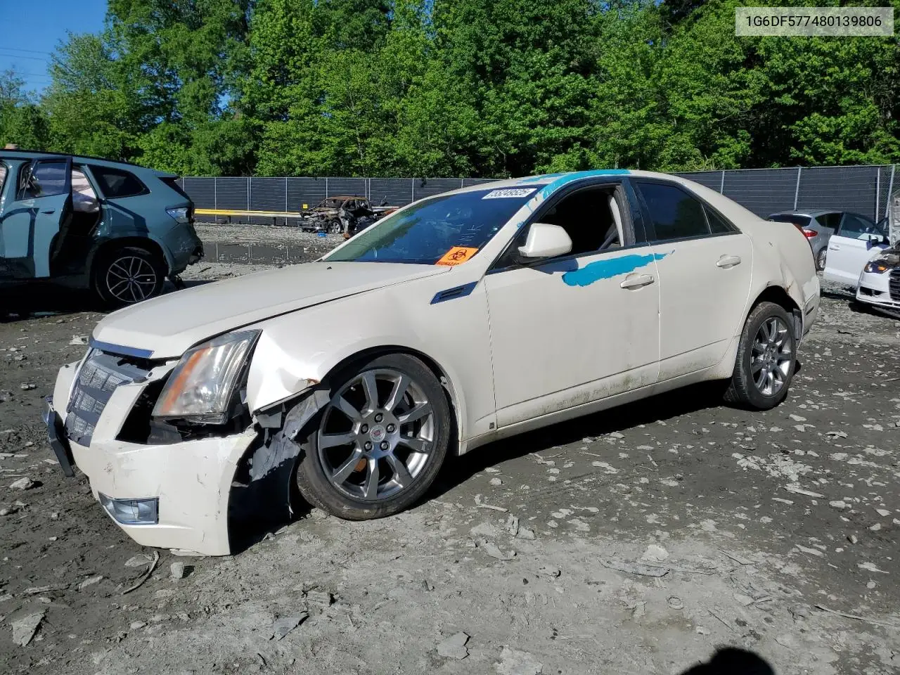 2008 Cadillac Cts VIN: 1G6DF577480139806 Lot: 55249525