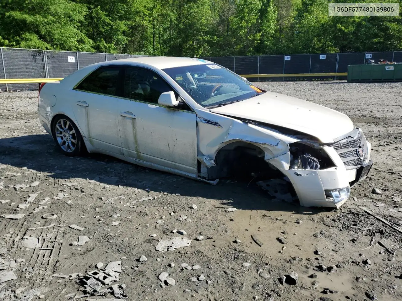 2008 Cadillac Cts VIN: 1G6DF577480139806 Lot: 55249525