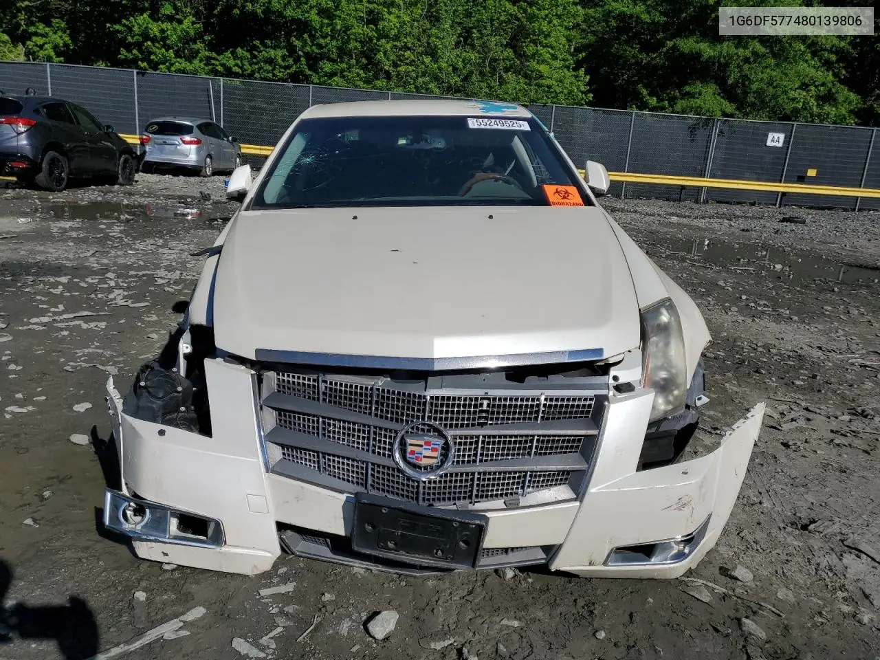 2008 Cadillac Cts VIN: 1G6DF577480139806 Lot: 55249525