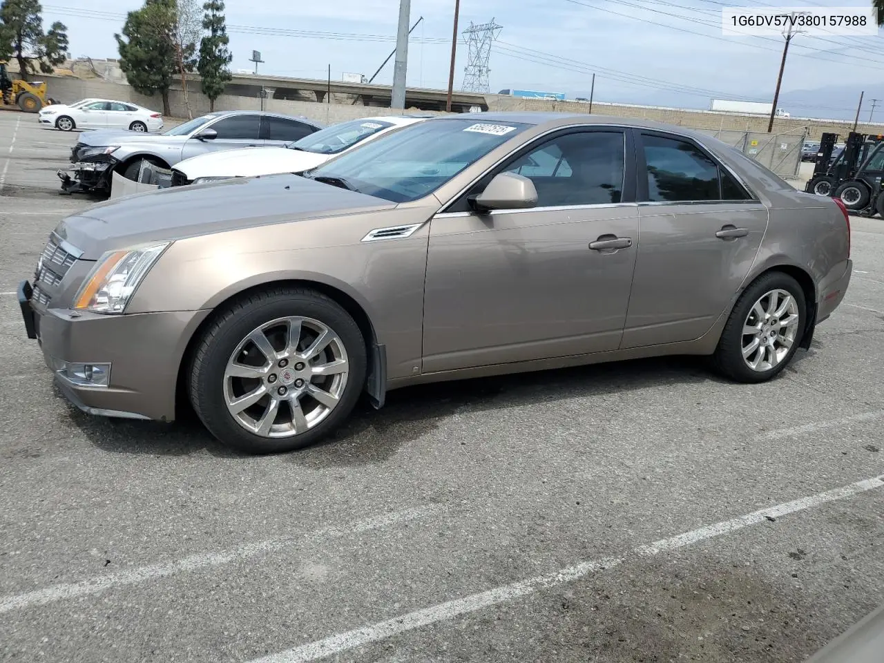 2008 Cadillac Cts Hi Feature V6 VIN: 1G6DV57V380157988 Lot: 55927515