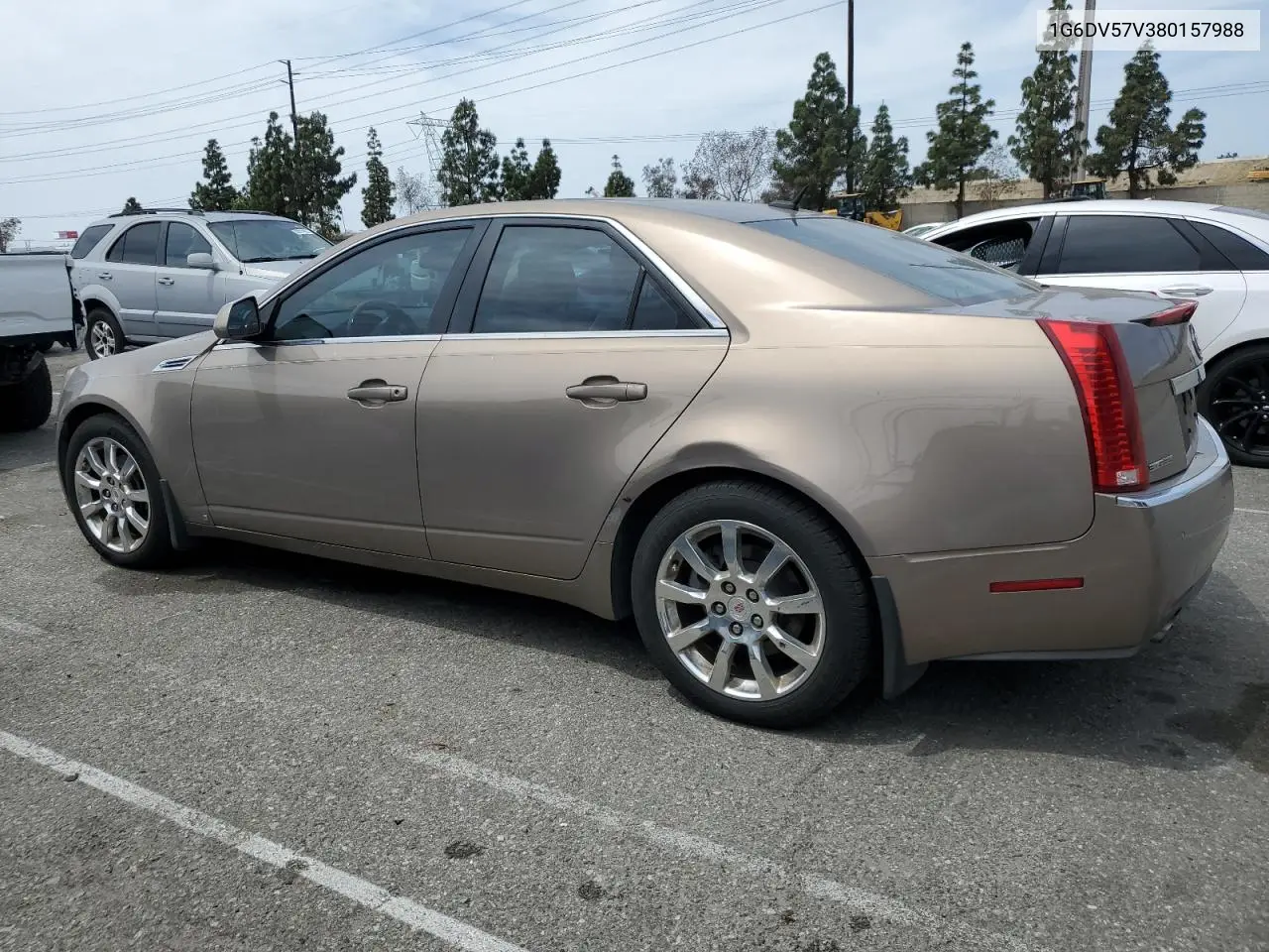 2008 Cadillac Cts Hi Feature V6 VIN: 1G6DV57V380157988 Lot: 55927515
