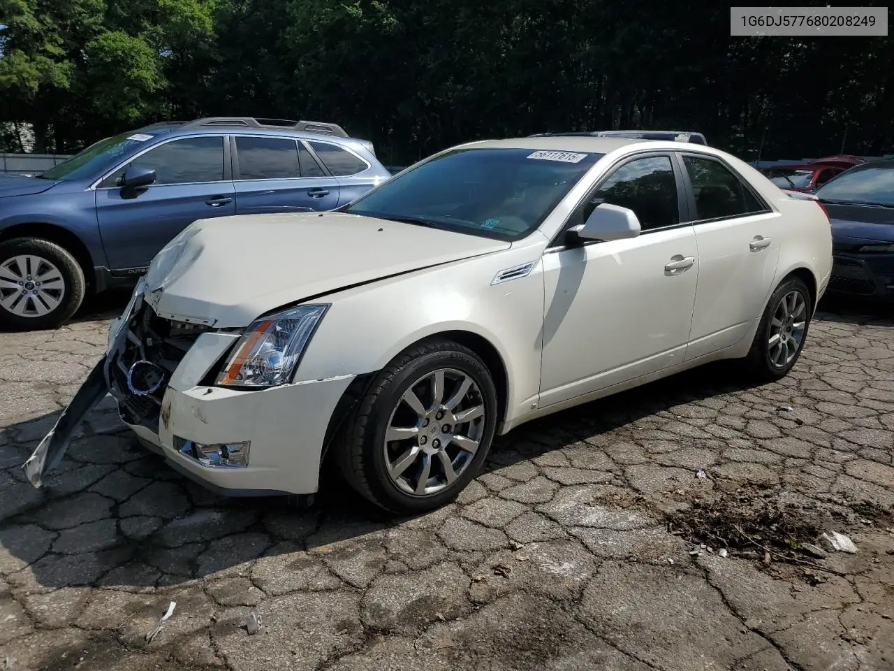 2008 Cadillac Cts VIN: 1G6DJ577680208249 Lot: 56117615
