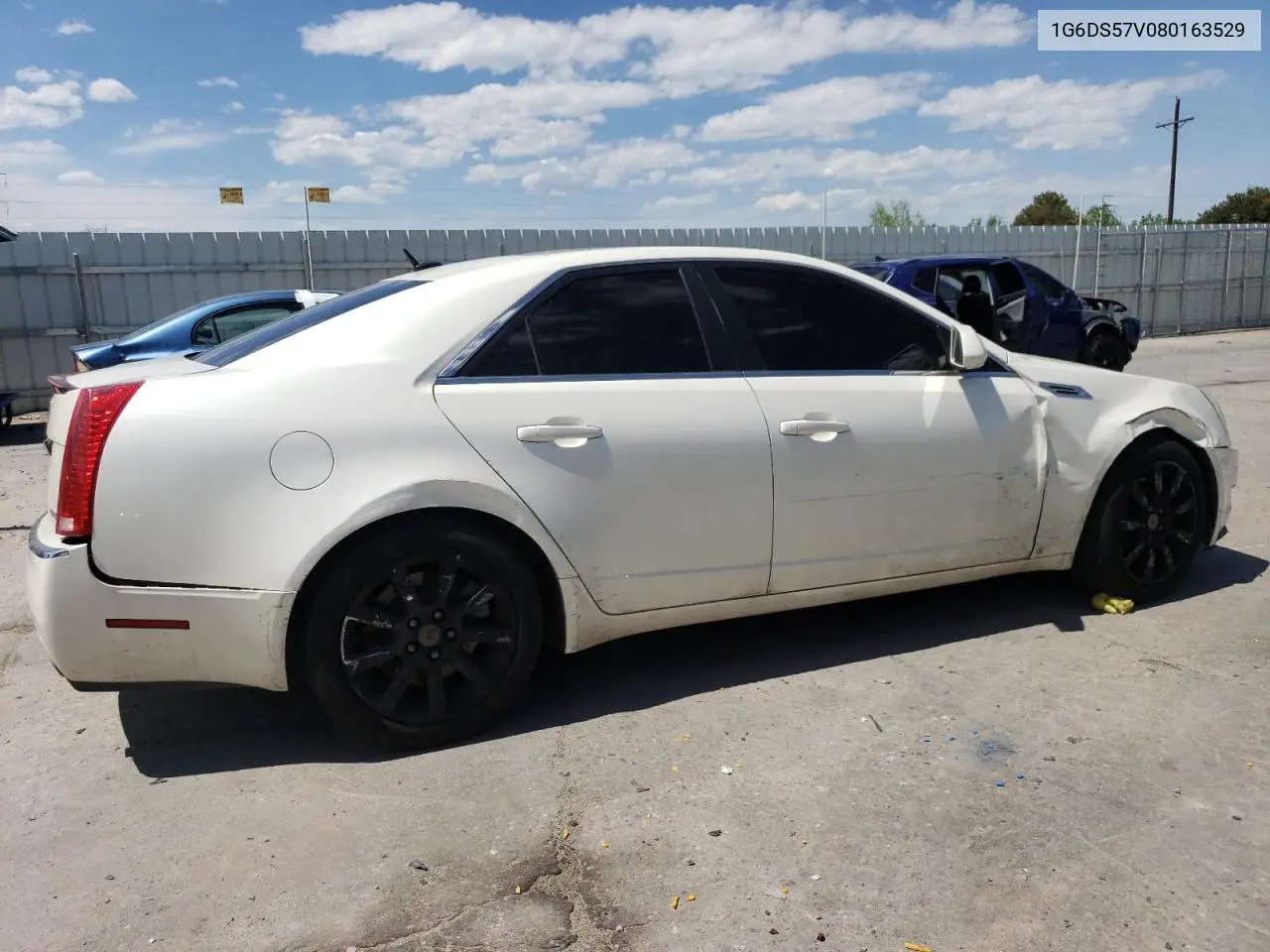 2008 Cadillac Cts Hi Feature V6 VIN: 1G6DS57V080163529 Lot: 56480175
