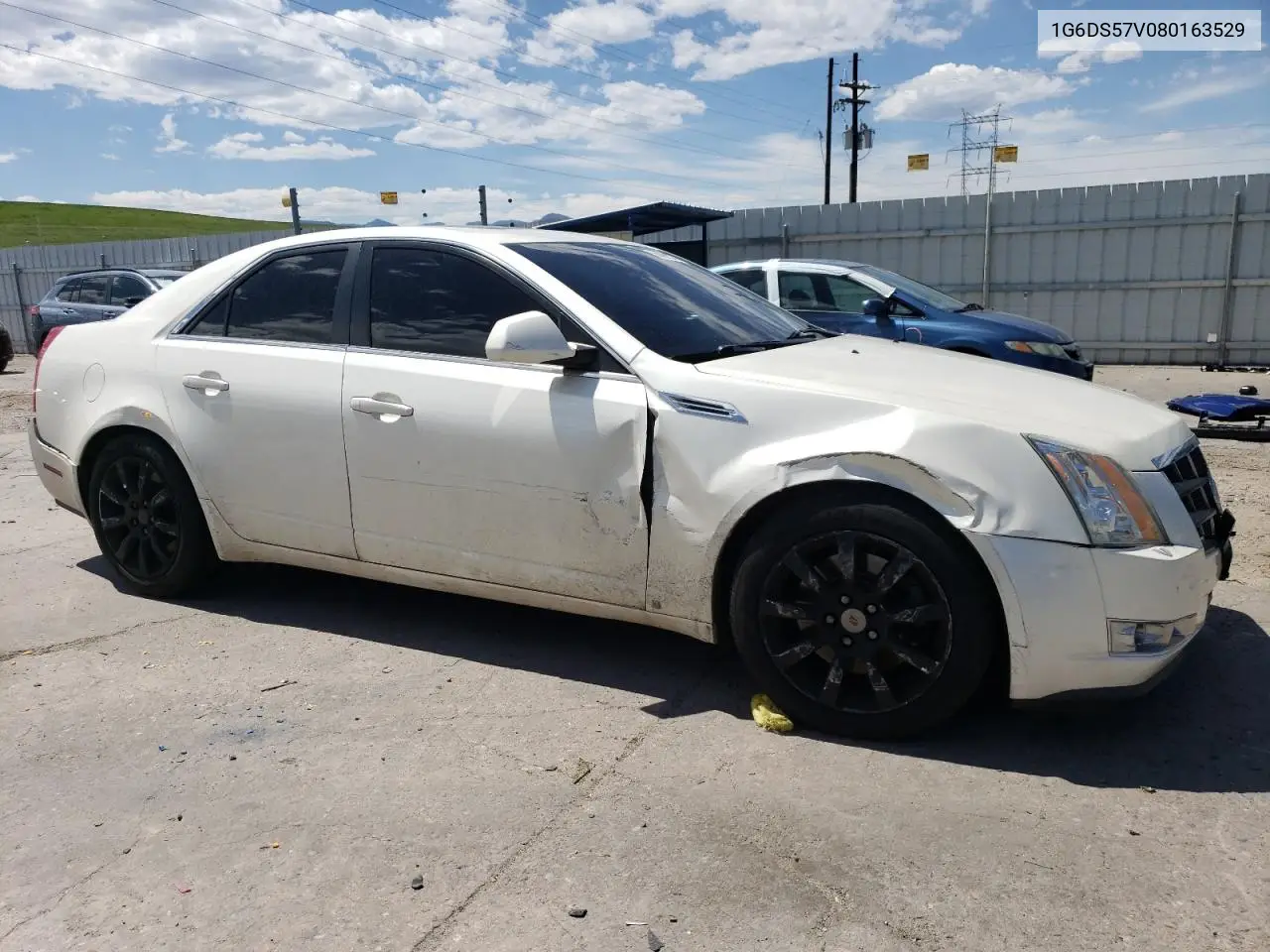 2008 Cadillac Cts Hi Feature V6 VIN: 1G6DS57V080163529 Lot: 56480175