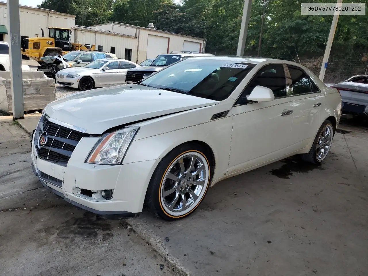 2008 Cadillac Cts Hi Feature V6 VIN: 1G6DV57V780201202 Lot: 62211535