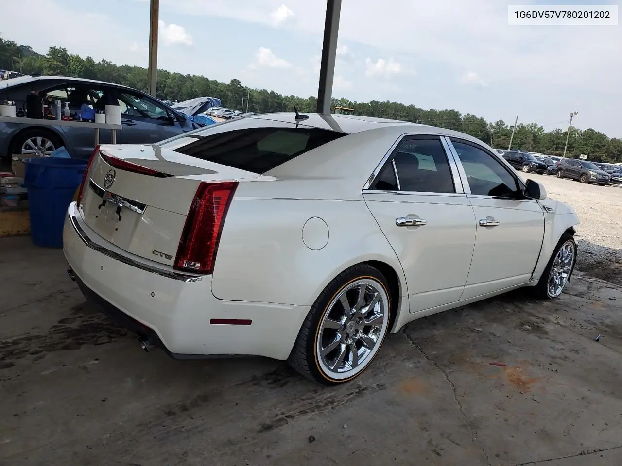 2008 Cadillac Cts Hi Feature V6 VIN: 1G6DV57V780201202 Lot: 62211535