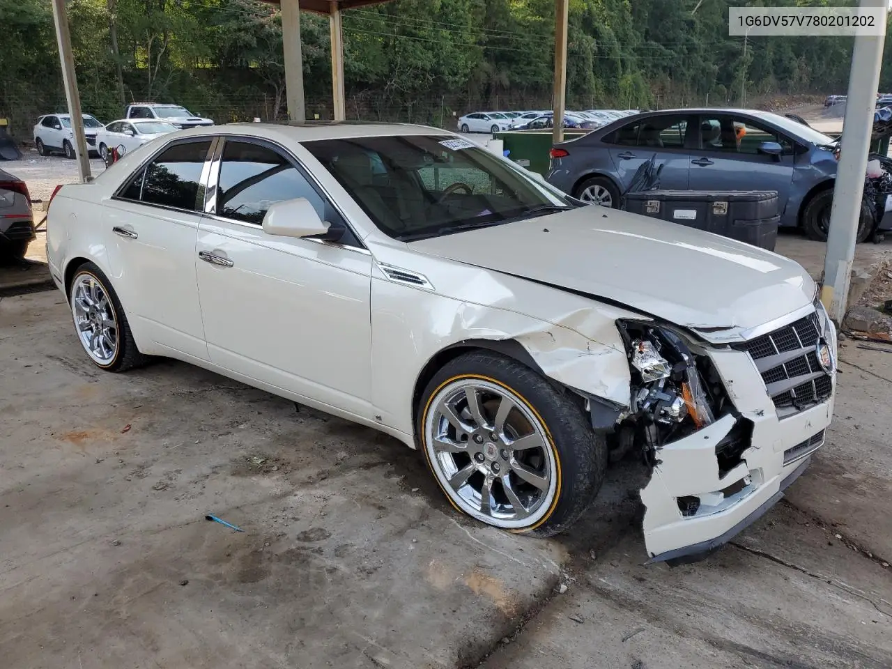 2008 Cadillac Cts Hi Feature V6 VIN: 1G6DV57V780201202 Lot: 62211535