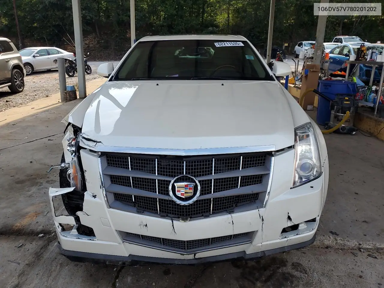 2008 Cadillac Cts Hi Feature V6 VIN: 1G6DV57V780201202 Lot: 62211535