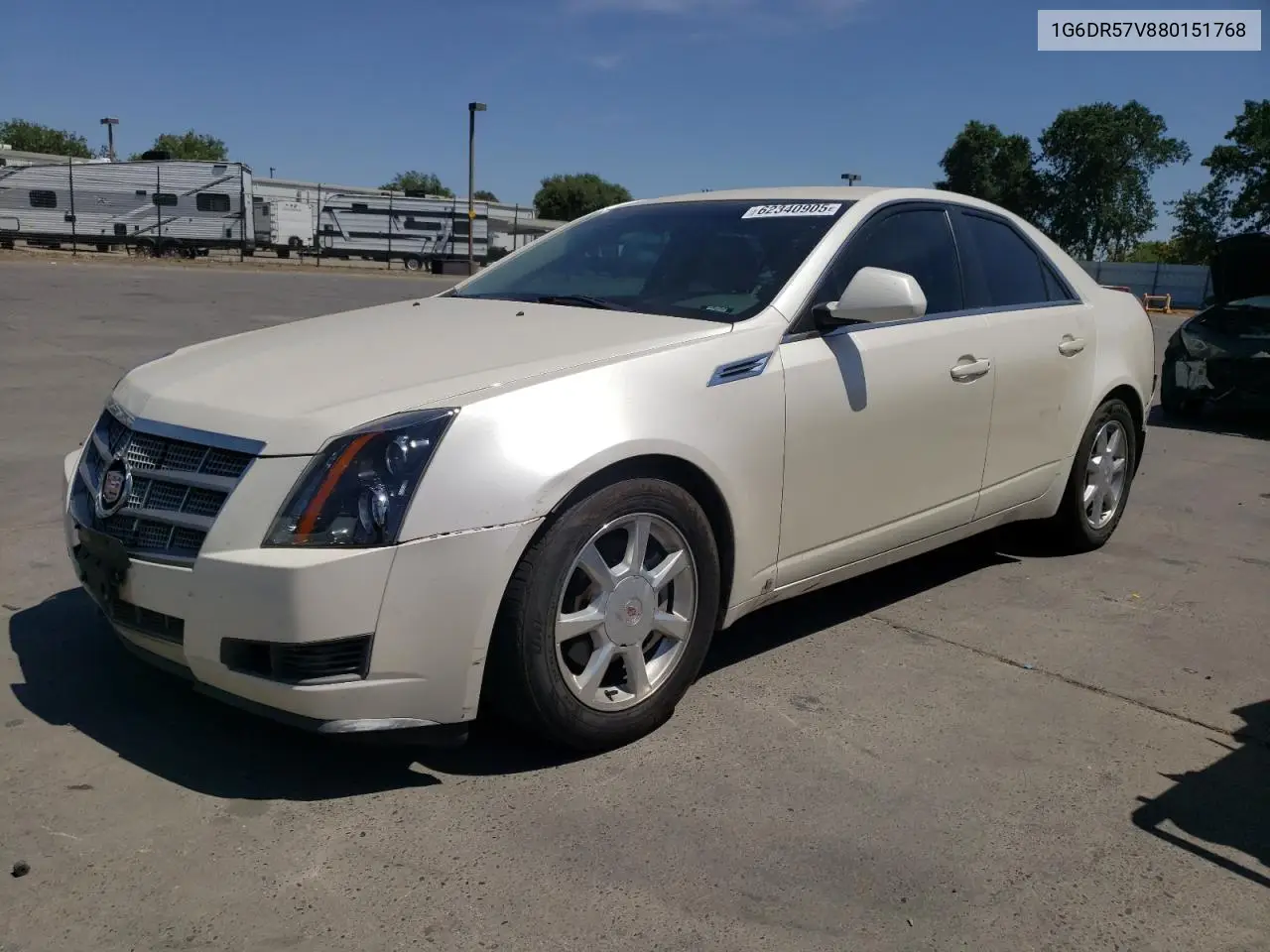 2008 Cadillac Cts Hi Feature V6 VIN: 1G6DR57V880151768 Lot: 62340905