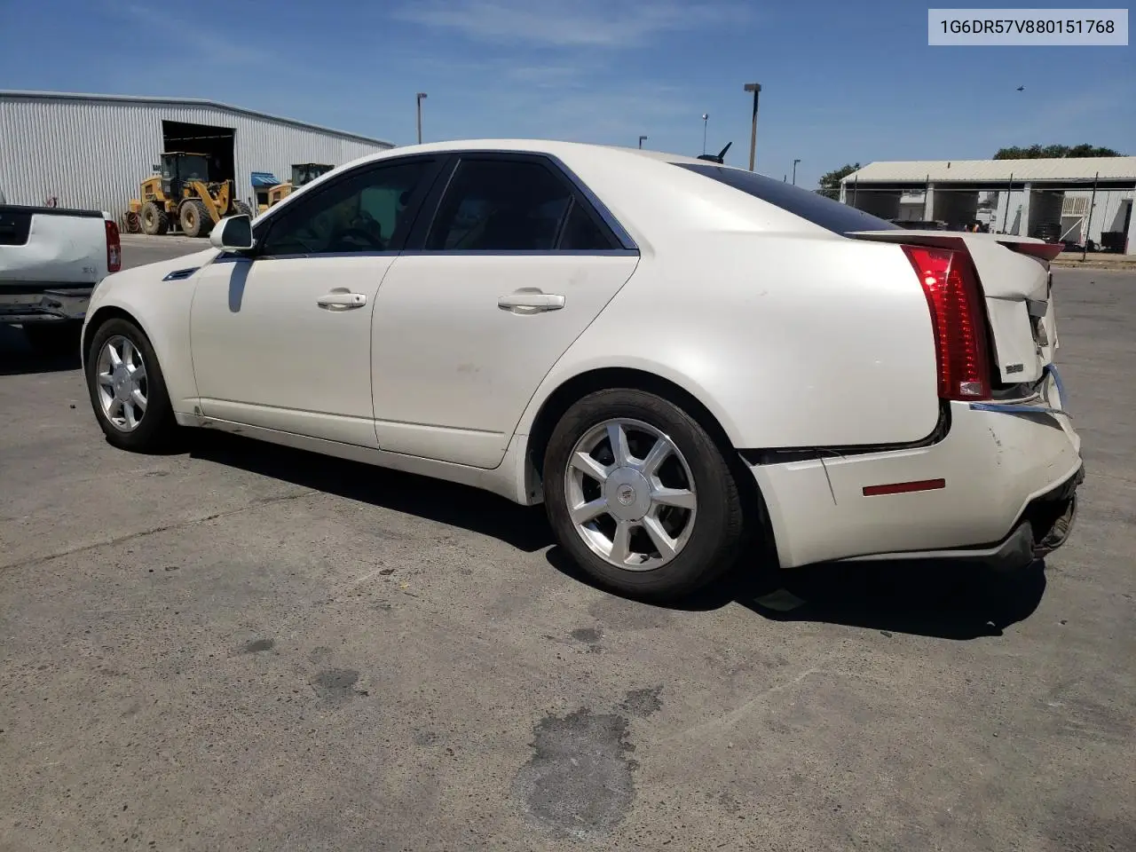 2008 Cadillac Cts Hi Feature V6 VIN: 1G6DR57V880151768 Lot: 62340905