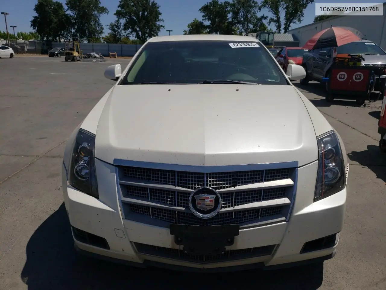 2008 Cadillac Cts Hi Feature V6 VIN: 1G6DR57V880151768 Lot: 62340905