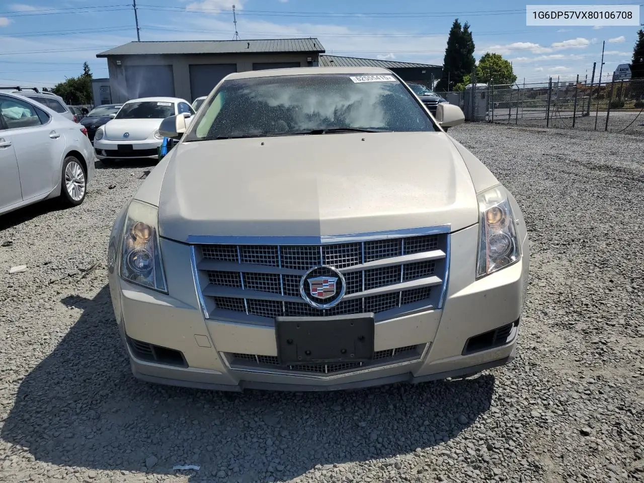 2008 Cadillac Cts Hi Feature V6 VIN: 1G6DP57VX80106708 Lot: 62555415