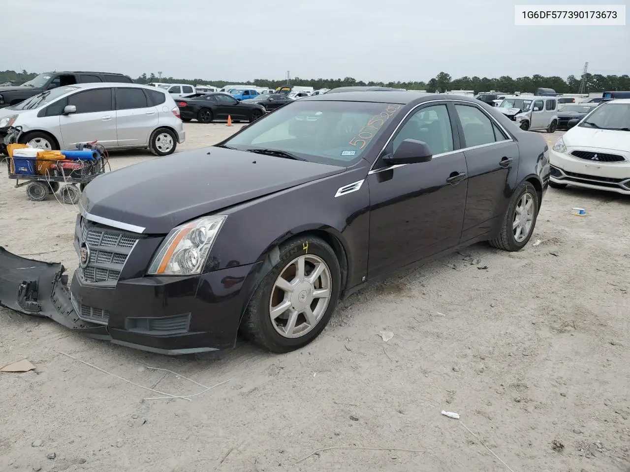 2009 Cadillac Cts VIN: 1G6DF577390173673 Lot: 50753205