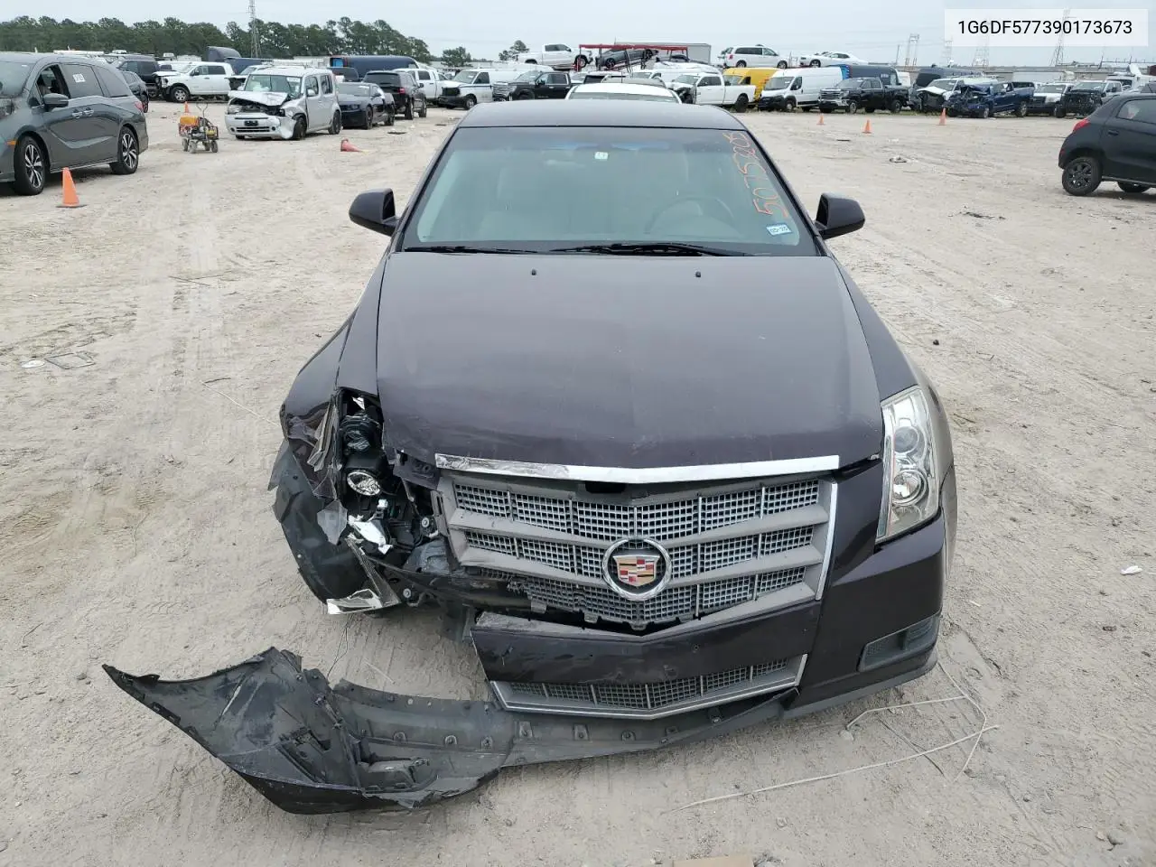 2009 Cadillac Cts VIN: 1G6DF577390173673 Lot: 50753205