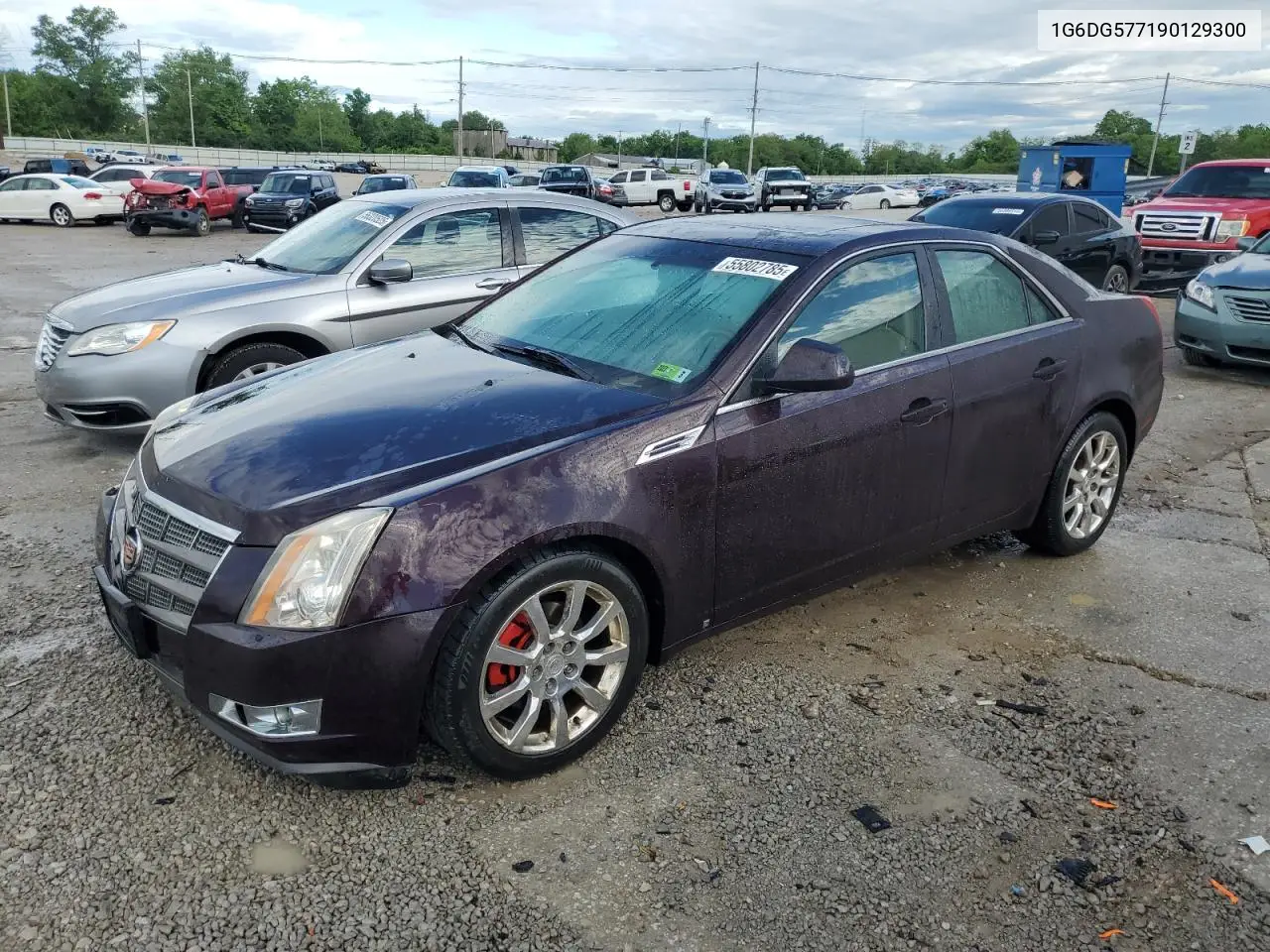 2009 Cadillac Cts VIN: 1G6DG577190129300 Lot: 55802785