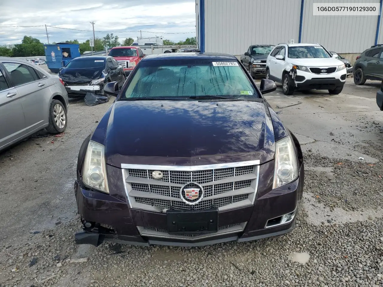2009 Cadillac Cts VIN: 1G6DG577190129300 Lot: 55802785