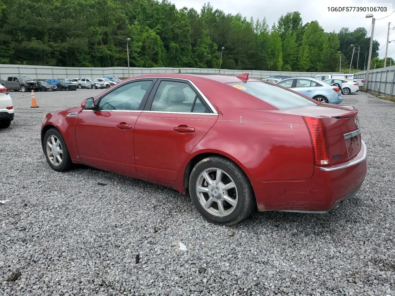 2009 Cadillac Cts VIN: 1G6DF577390106703 Lot: 56417255
