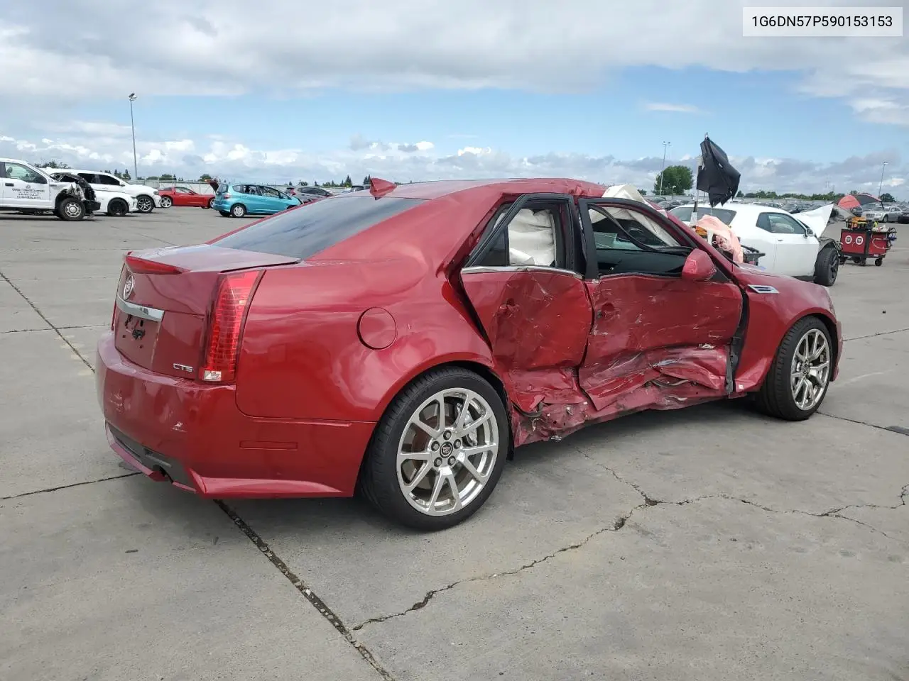 2009 Cadillac Cts-V VIN: 1G6DN57P590153153 Lot: 56506585