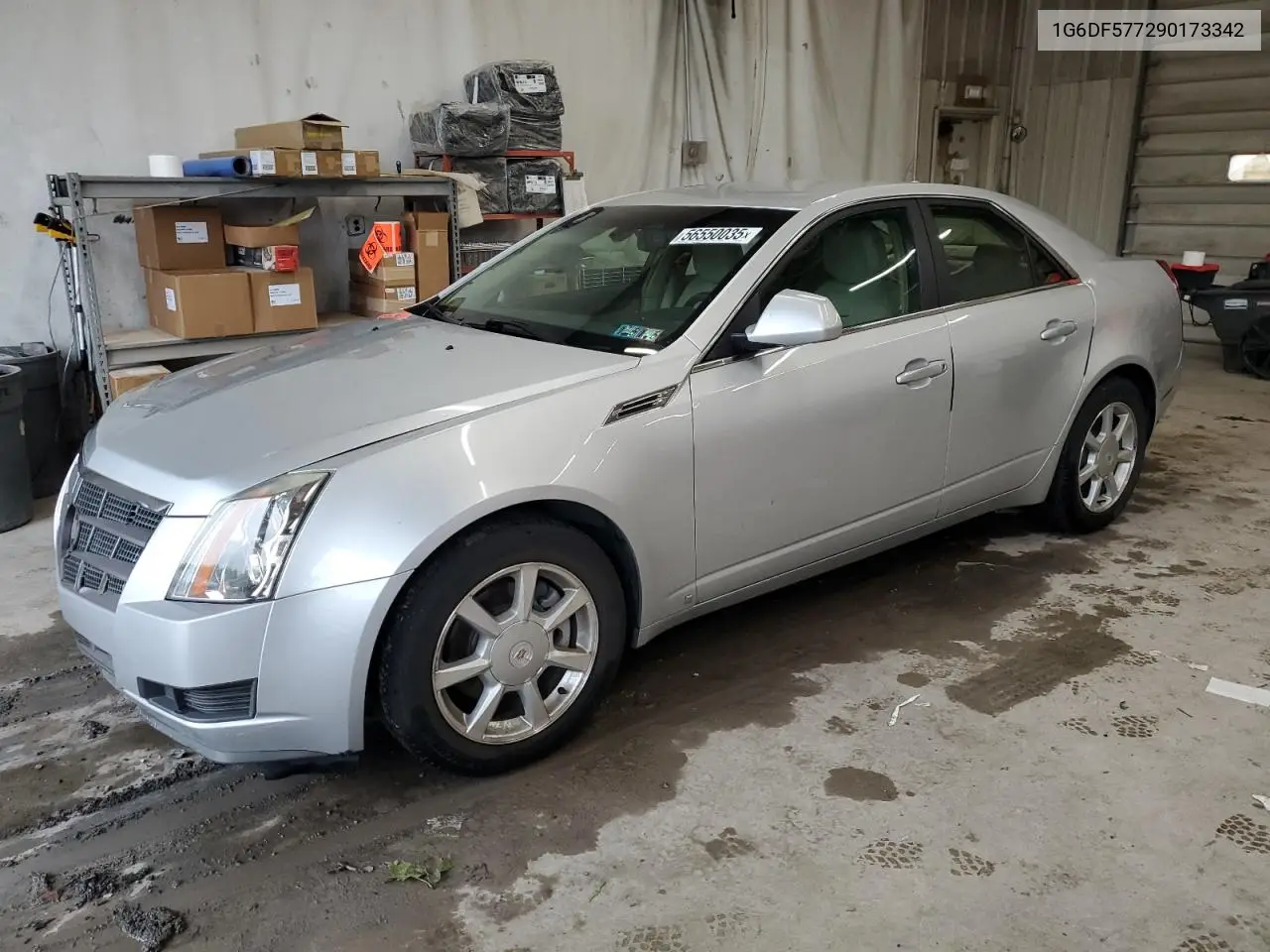 2009 Cadillac Cts VIN: 1G6DF577290173342 Lot: 56550035