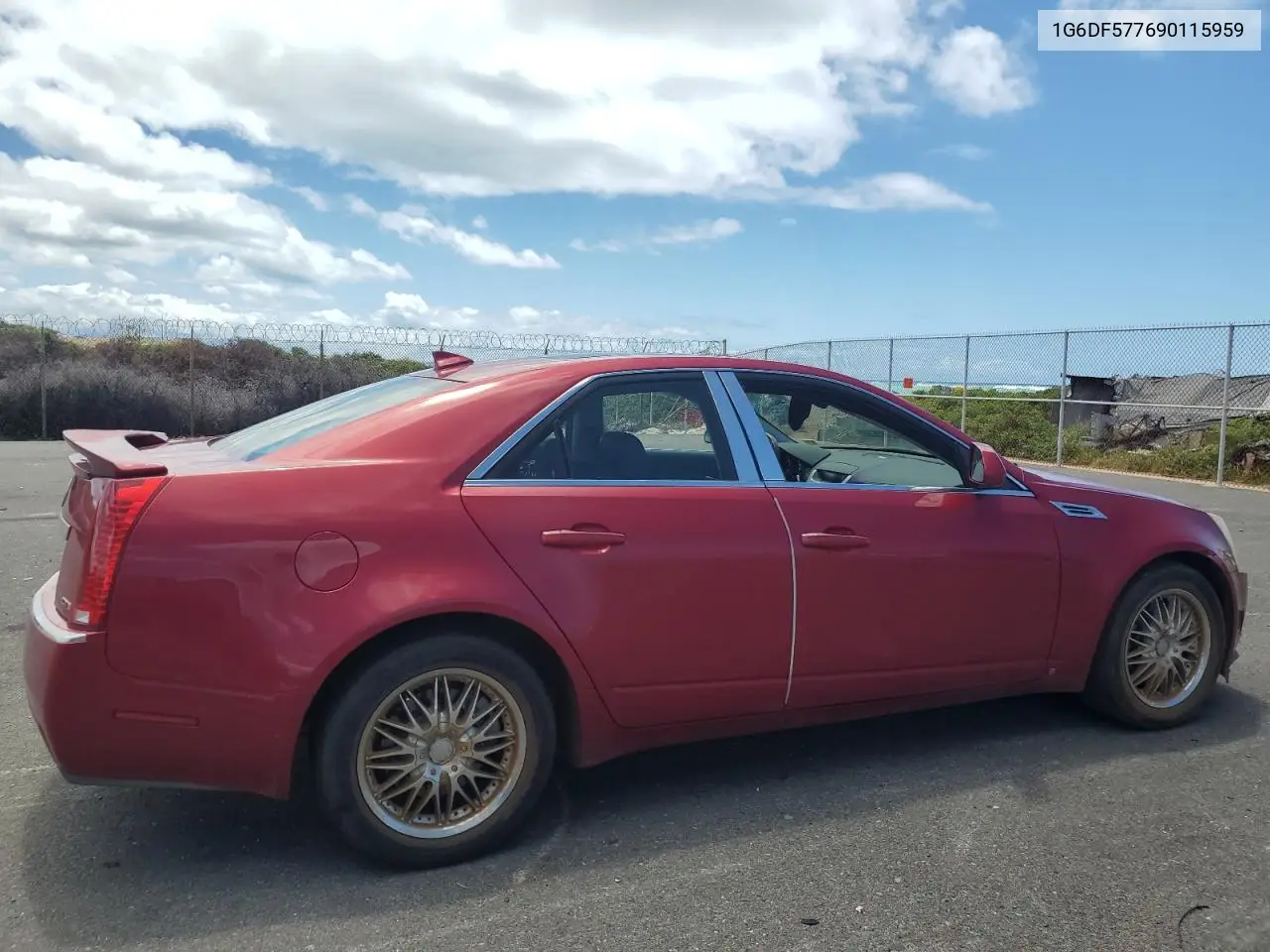 2009 Cadillac Cts VIN: 1G6DF577690115959 Lot: 61288105