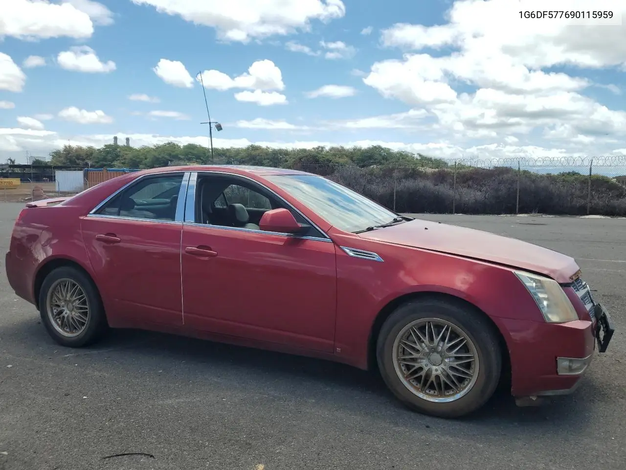 2009 Cadillac Cts VIN: 1G6DF577690115959 Lot: 61288105
