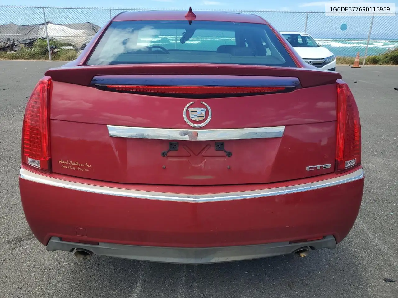 2009 Cadillac Cts VIN: 1G6DF577690115959 Lot: 61288105