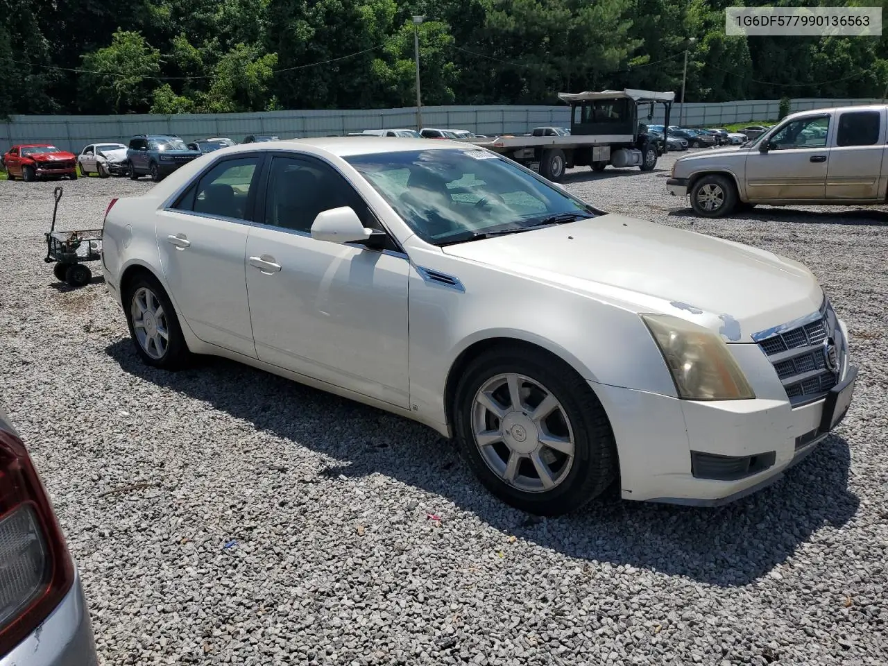 2009 Cadillac Cts VIN: 1G6DF577990136563 Lot: 62036355