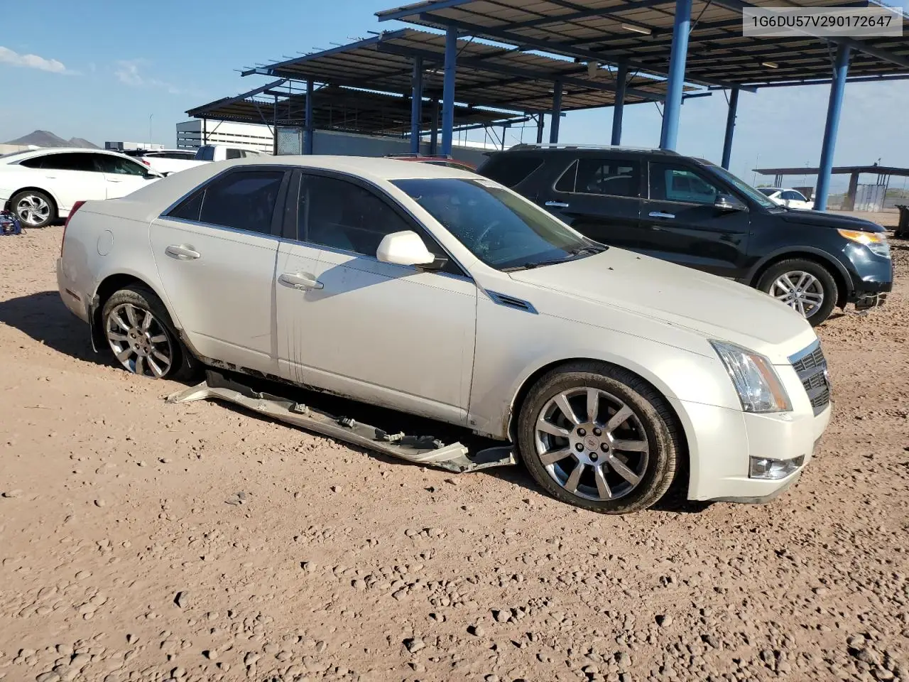2009 Cadillac Cts Hi Feature V6 VIN: 1G6DU57V290172647 Lot: 63031025