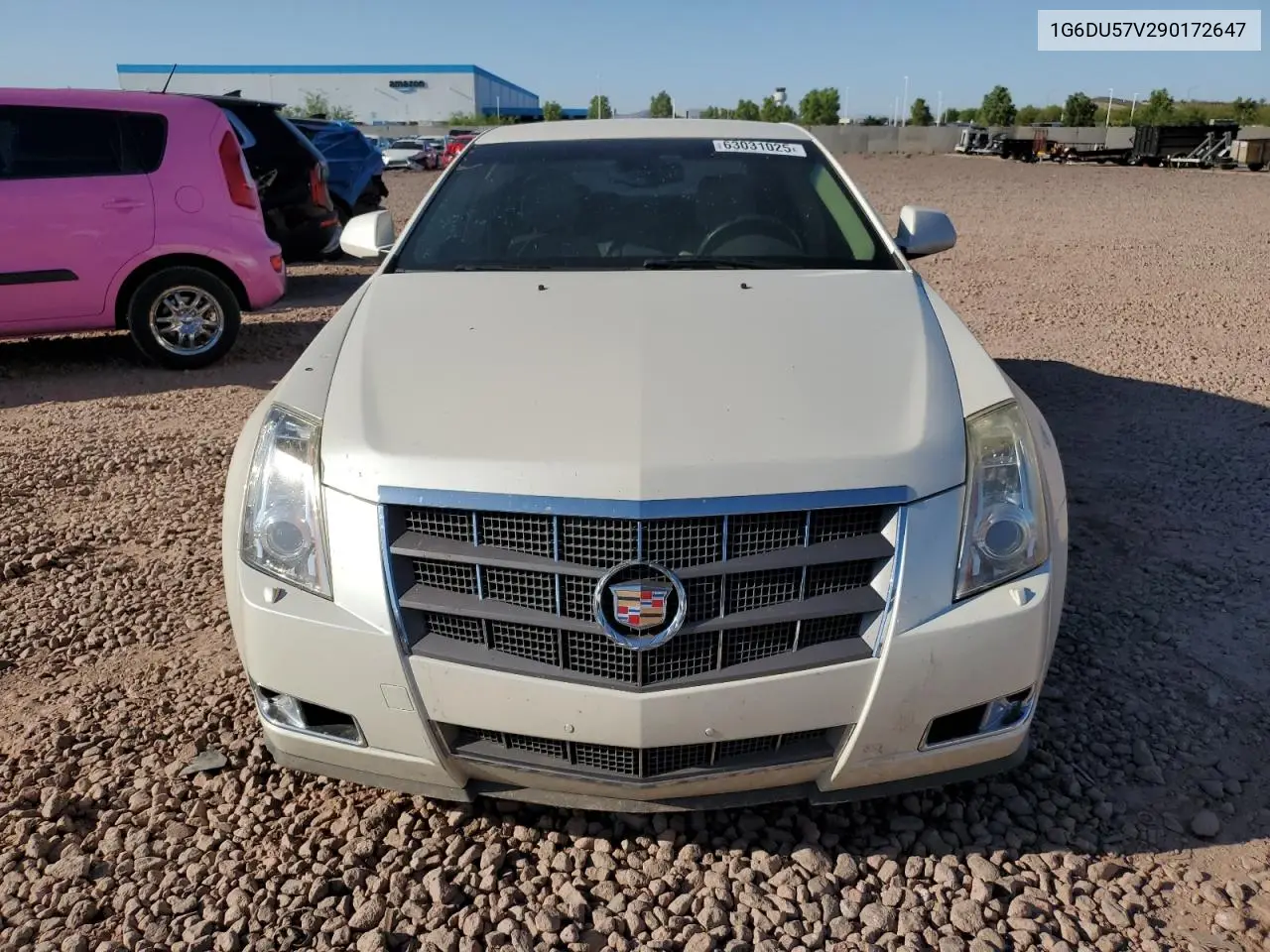 2009 Cadillac Cts Hi Feature V6 VIN: 1G6DU57V290172647 Lot: 63031025