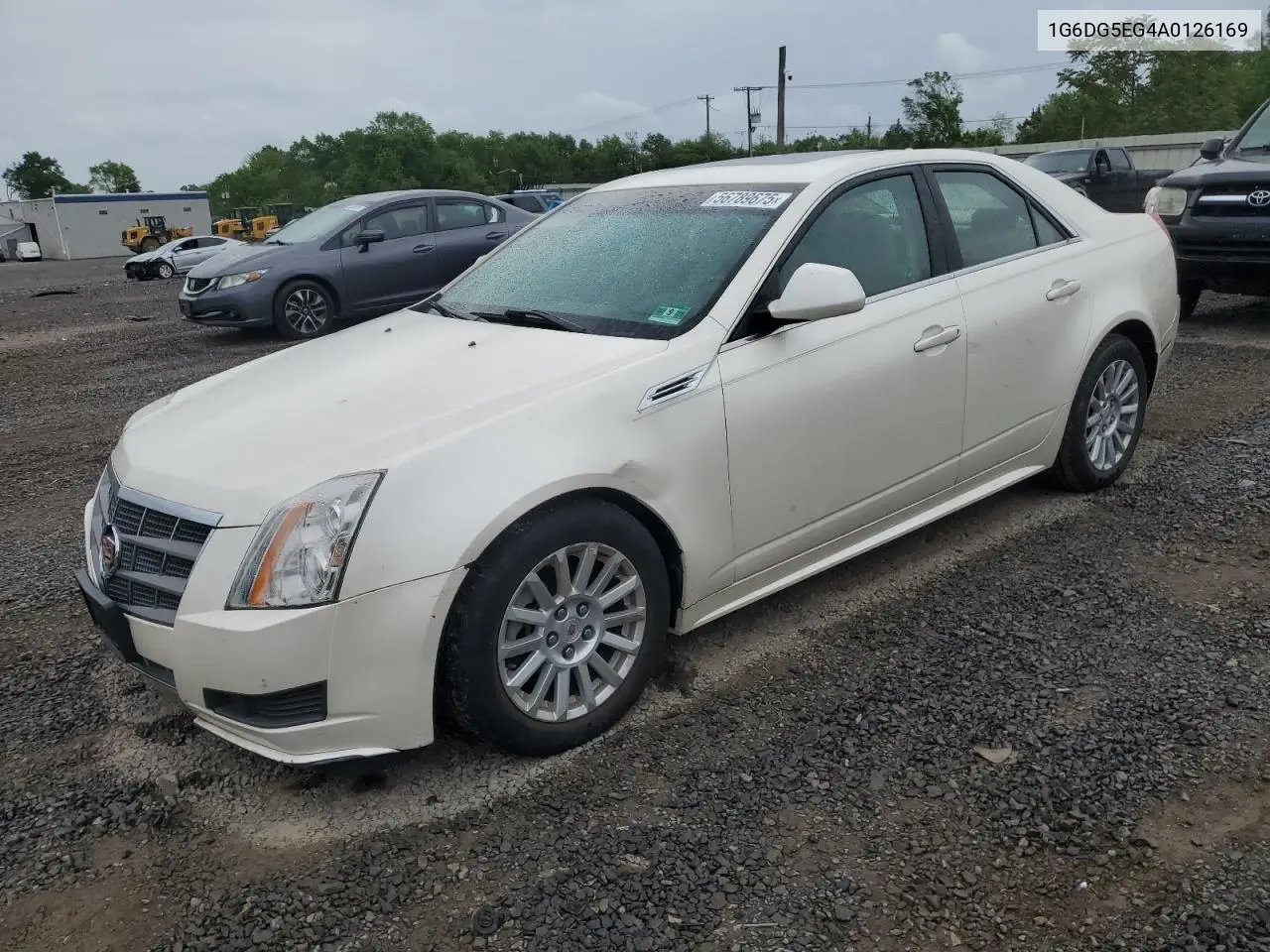 2010 Cadillac Cts Luxury Collection VIN: 1G6DG5EG4A0126169 Lot: 56789675
