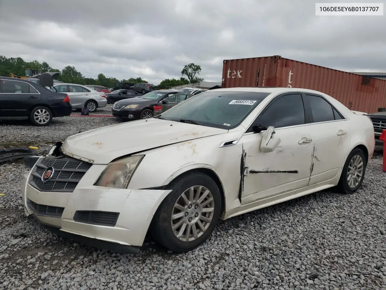 2011 Cadillac Cts Luxury Collection VIN: 1G6DE5EY6B0137707 Lot: 56603175