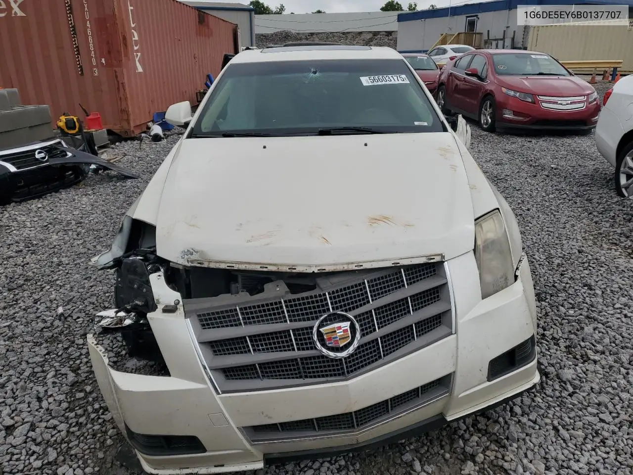 2011 Cadillac Cts Luxury Collection VIN: 1G6DE5EY6B0137707 Lot: 56603175