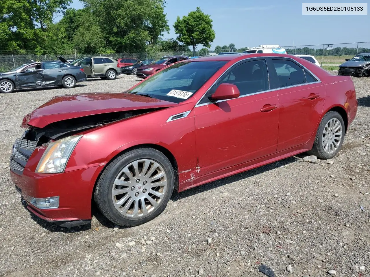 2011 Cadillac Cts Premium Collection VIN: 1G6DS5ED2B0105133 Lot: 61515165