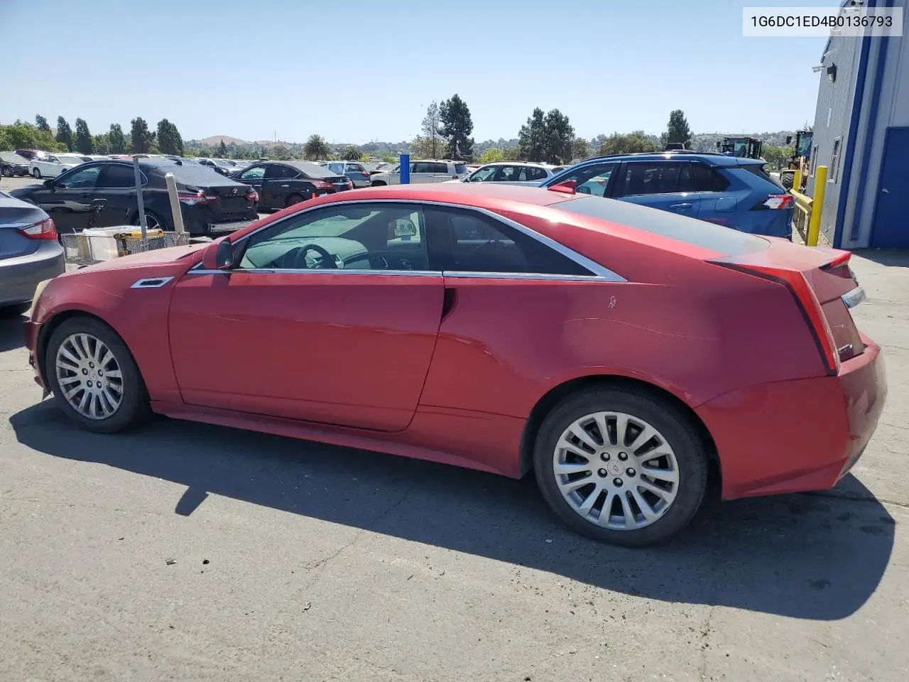 2011 Cadillac Cts VIN: 1G6DC1ED4B0136793 Lot: 62736385