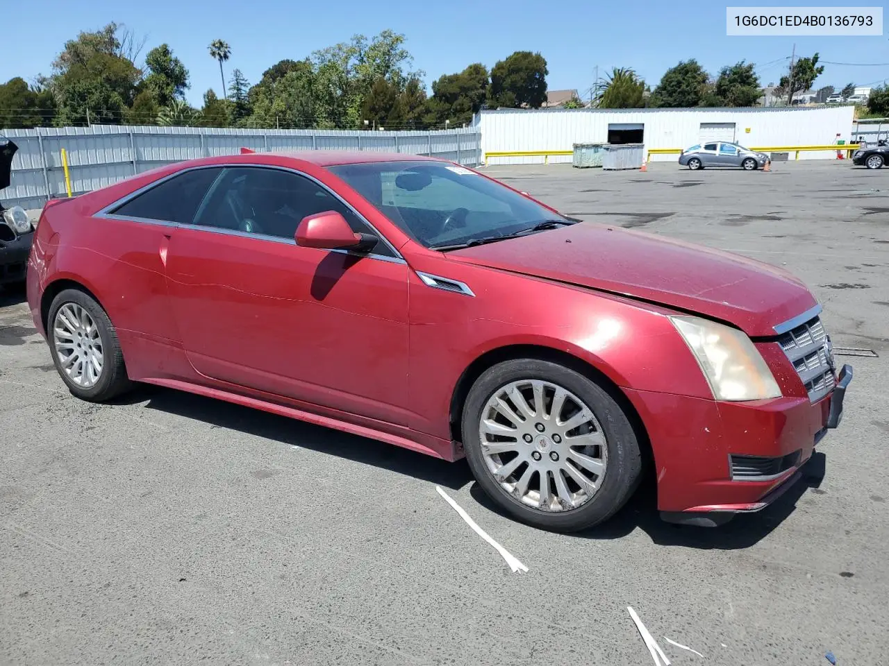 2011 Cadillac Cts VIN: 1G6DC1ED4B0136793 Lot: 62736385