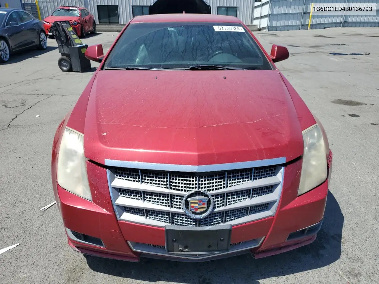 2011 Cadillac Cts VIN: 1G6DC1ED4B0136793 Lot: 62736385