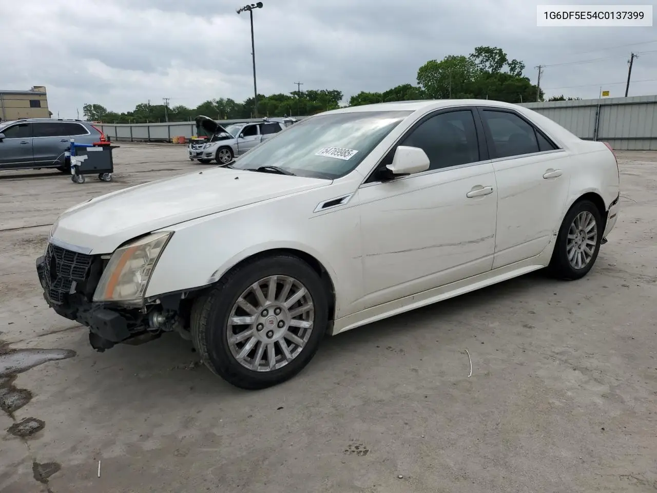 2012 Cadillac Cts Luxury Collection VIN: 1G6DF5E54C0137399 Lot: 54769985