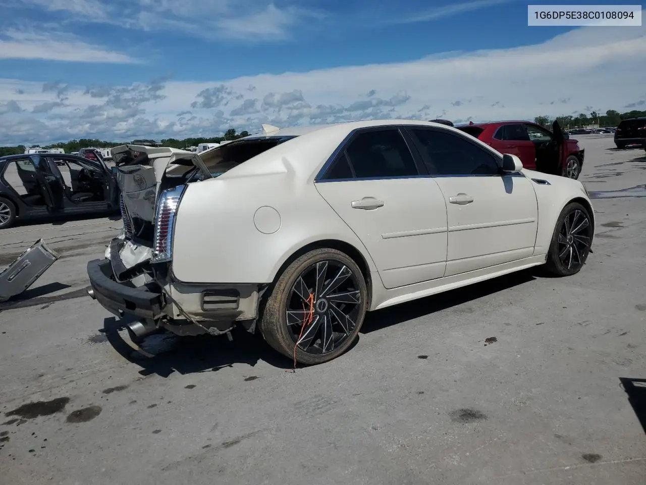 2012 Cadillac Cts Premium Collection VIN: 1G6DP5E38C0108094 Lot: 56283735